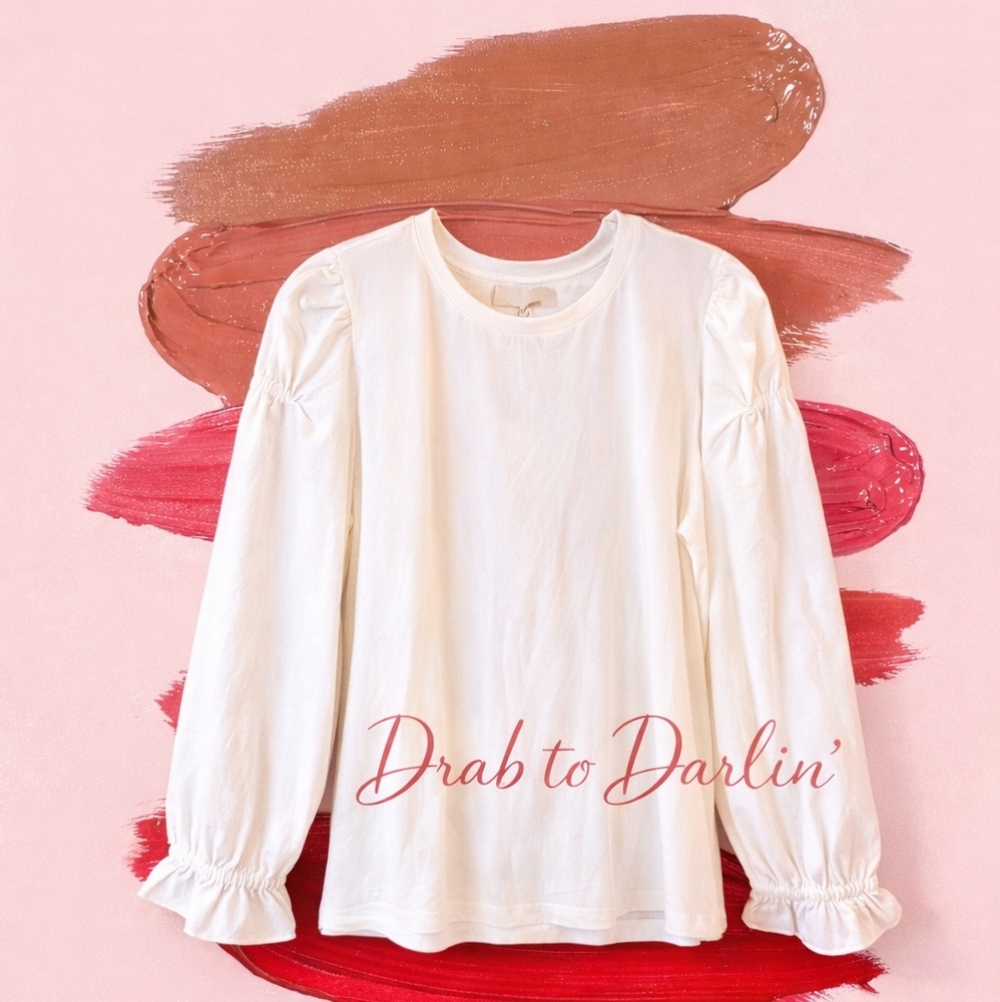 A Drab to Darlin' Pick / Soft Puff-Sleeve Top